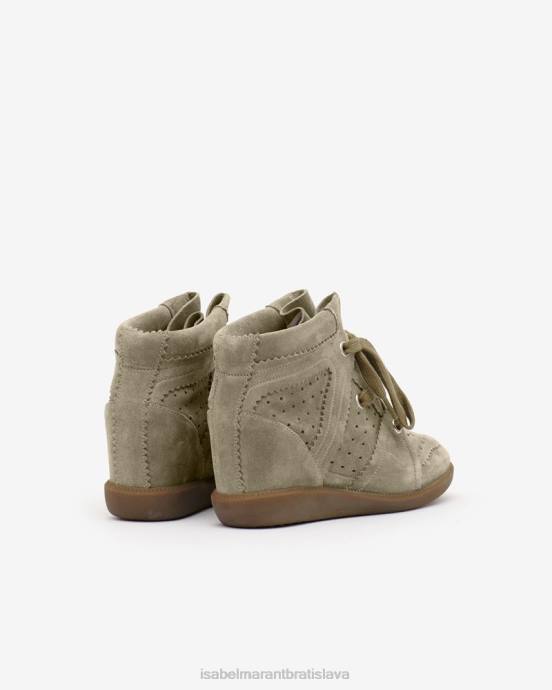 Isabel Marant unisex bobby kožené tenisky V6XH828 obuv taupe