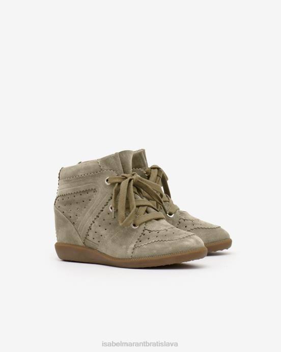 Isabel Marant unisex bobby kožené tenisky V6XH828 obuv taupe