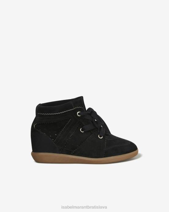 Isabel Marant unisex bobby semišové tenisky V6XH826 obuv čierna