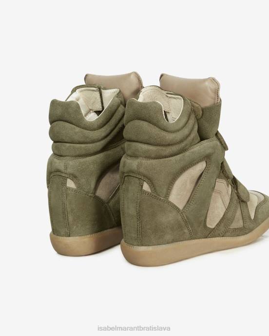 Isabel Marant unisex kožené tenisky bekett V6XH830 obuv taupe