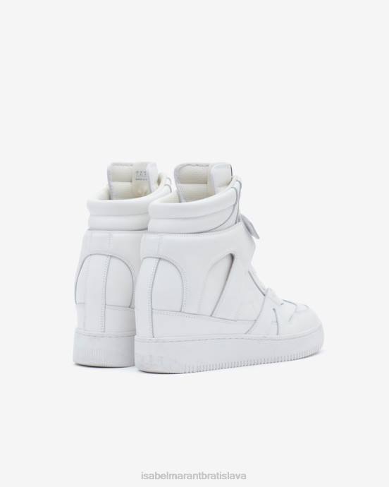 Isabel Marant unisex kožené tenisky ellyn V6XH832 obuv biely