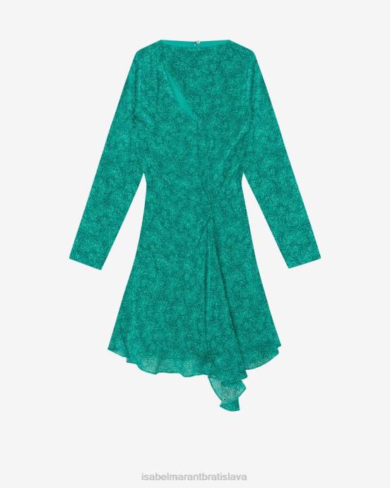 Isabel Marant ženy šaty selma V6XH138 oblečenie smaragd